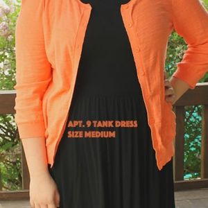 Sleeveless Empire-Waist Knit Dress